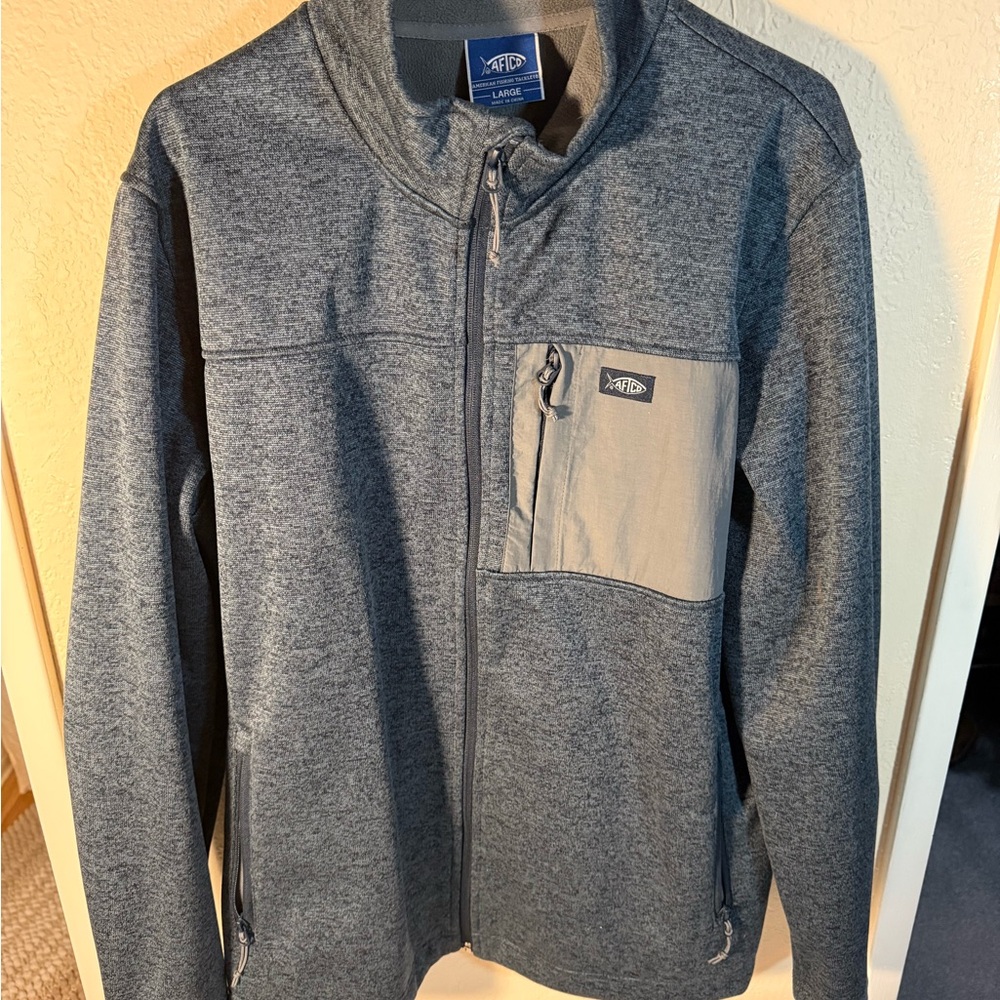 AFTCO blue Fleece Jacket